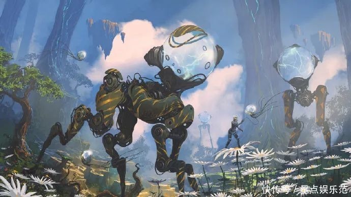 场景插画|充满未来感的一组科幻游戏场景插画壁纸 超爱!