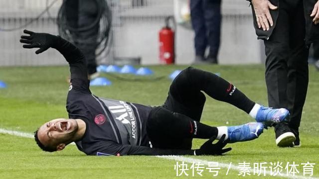 马尔基尼奥斯|内马尔重伤退场,脚踝变形90度,赛季或提前报销,波叔:很担心