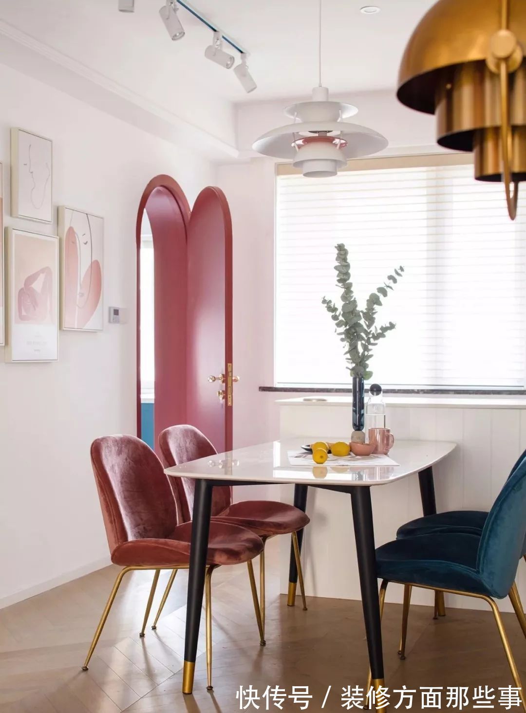 天鹅绒|120平复古简欧风,冷暖色调碰撞,打造个性鲜明的家!