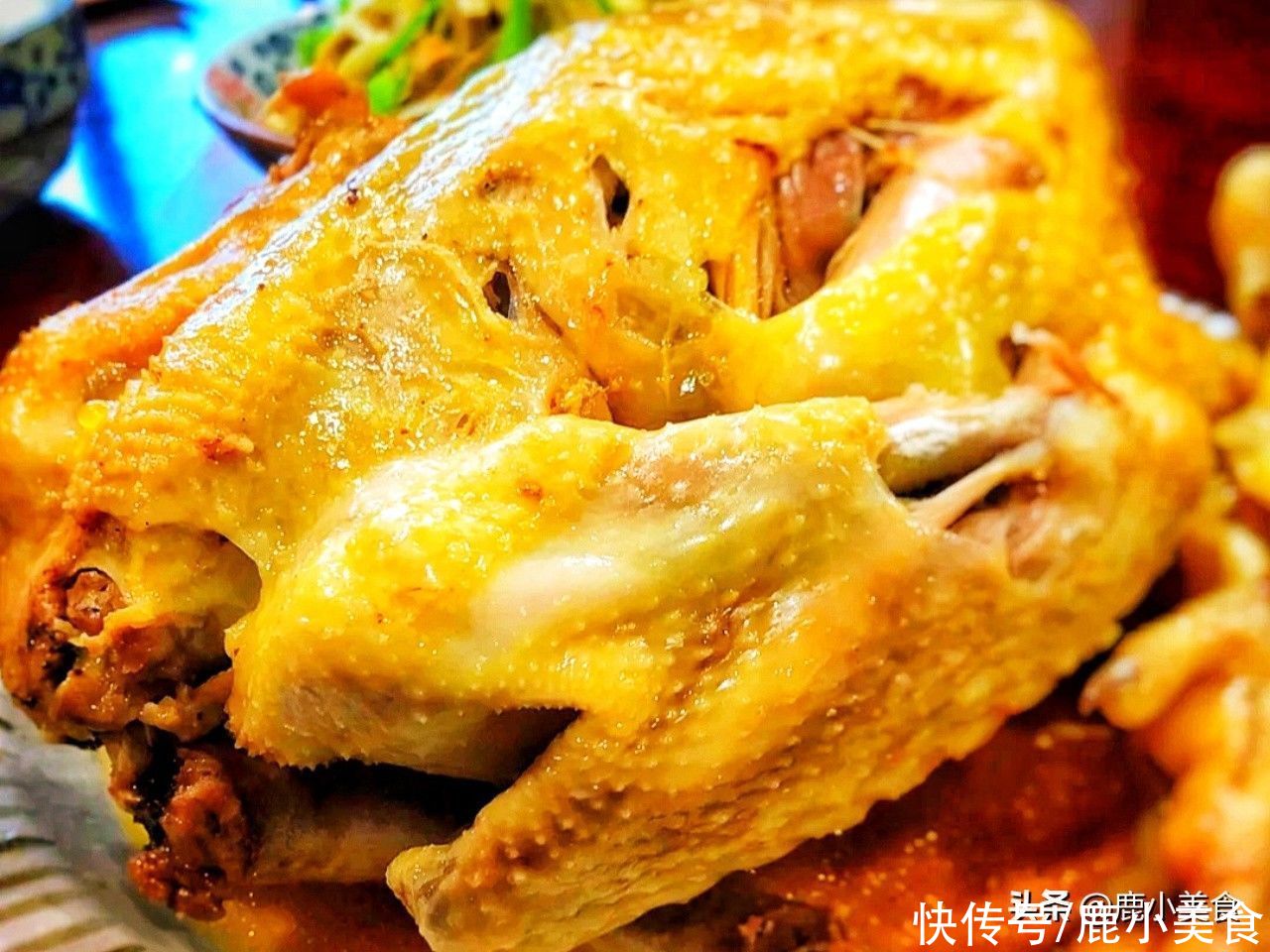 金黄|难怪烧腊店的盐焗鸡金黄好吃，原来秘诀在“2料”，免费分享学习