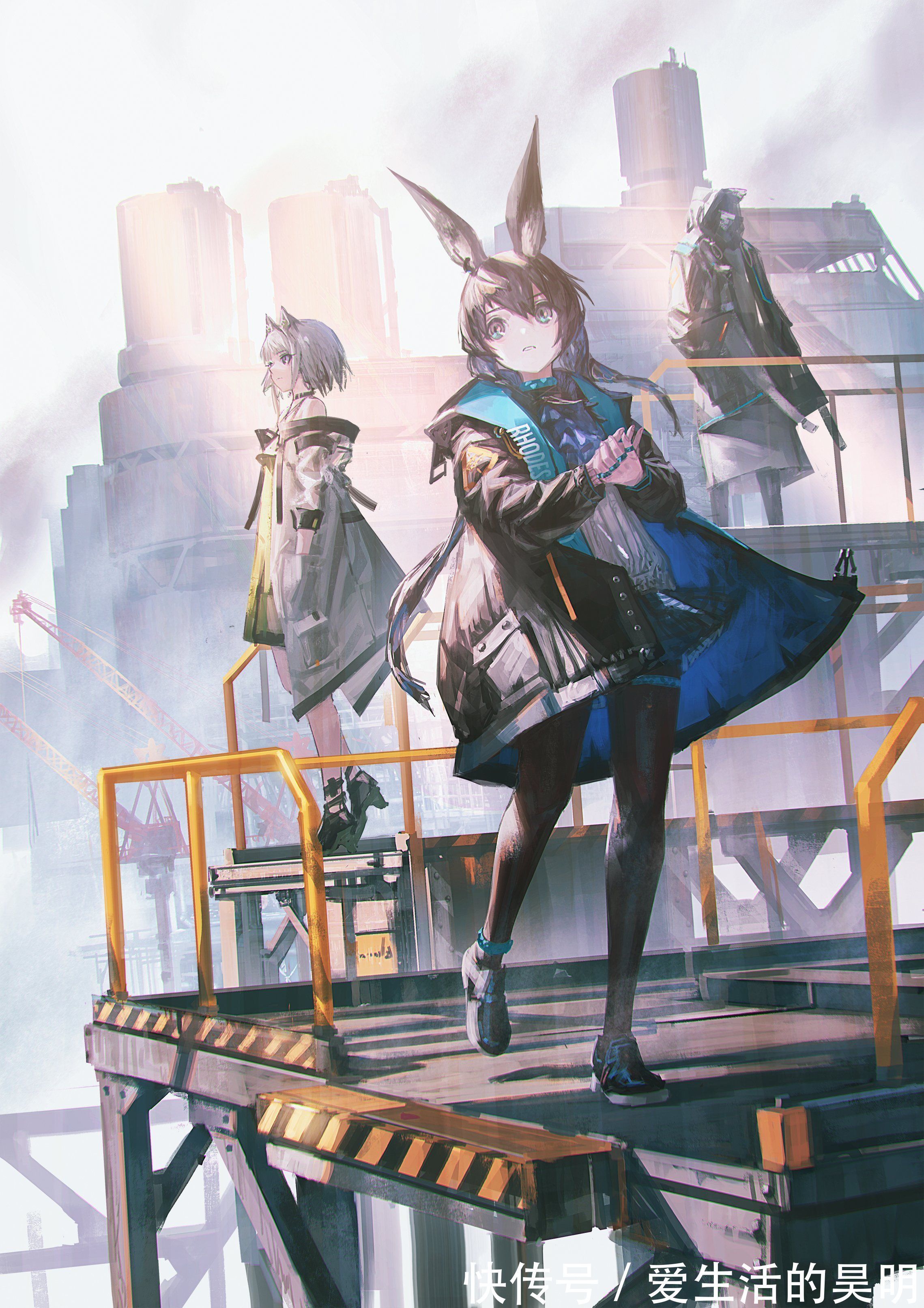 插画|故事感爆棚的动漫人物插画,画面很通透,氛围极佳