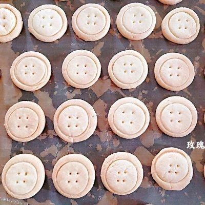 糖粉|可可爱爱的小纽扣饼干，一道能吃下三碗饭的神奇美食