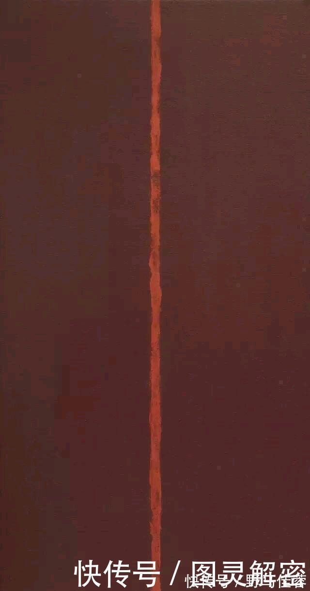 巴尼特·纽曼#他生前随手画的一根线卖7亿,众人不解,专家你画24年试试