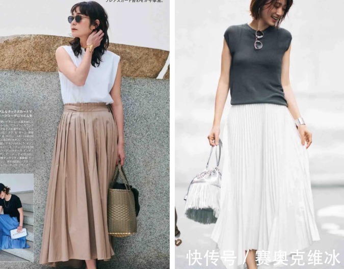 p这13条半裙,让T恤更完美!