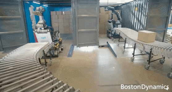 波士顿动力机器人进工厂“搬砖”！1小时搬800箱，16小时不用续航