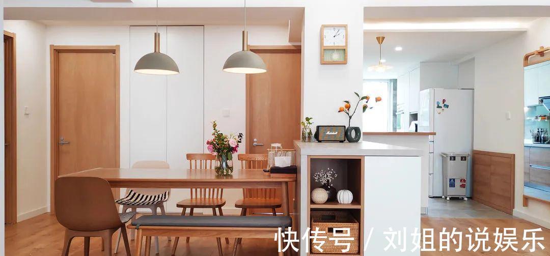 空间|124㎡原木风,干净舒适的居家空间,这设计好特别!