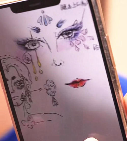 宠粉博主仿妆“粉丝手稿”,开始被手稿逗笑,最后难以置信