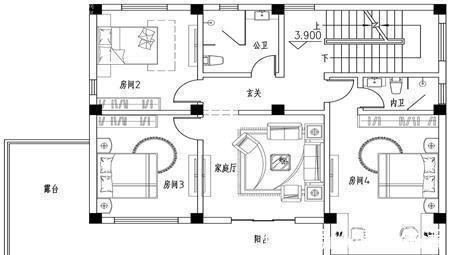 堂屋|推荐5款三层别墅设计图纸，最适合农村建的房子