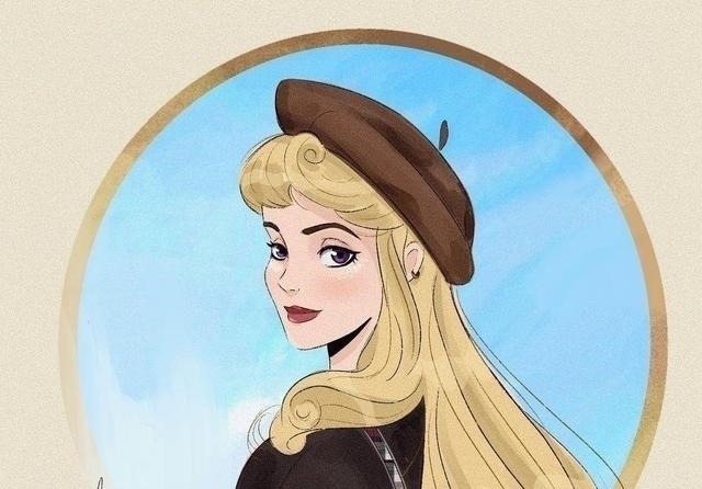 贝儿公主|迪士尼公主的复古勋章,花木兰清新可人,你最想拥有哪个?