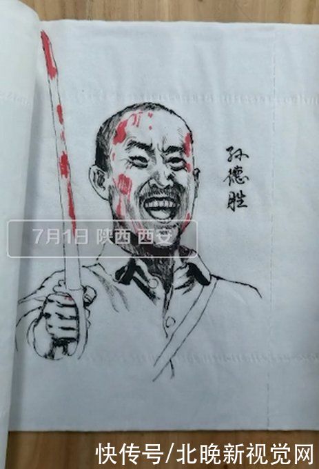 男子|高手在民间！男子手绘亮剑人物致敬经典，网友“梦回”剧情神评论