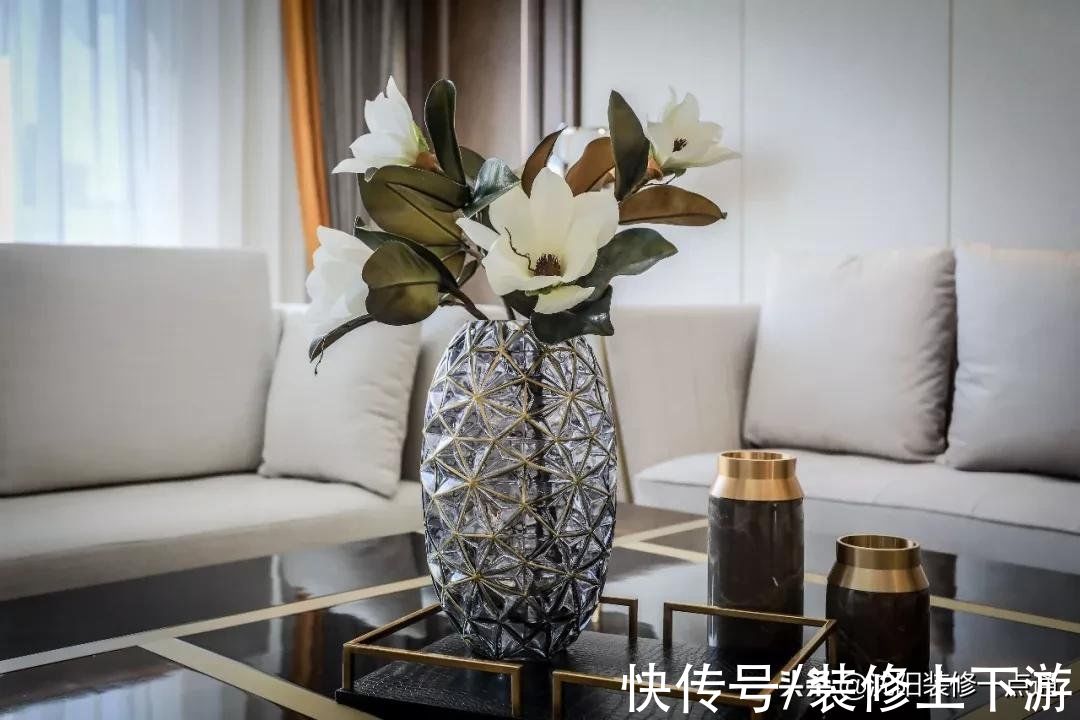 理石|227平现代轻奢装修实景图