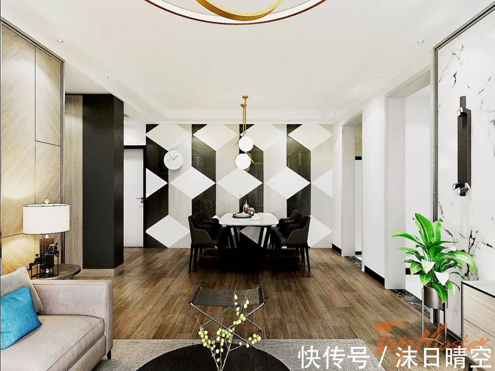 现代风格|【鲁班装饰】七彩云南120㎡现代风格,忘却都市的喧嚣