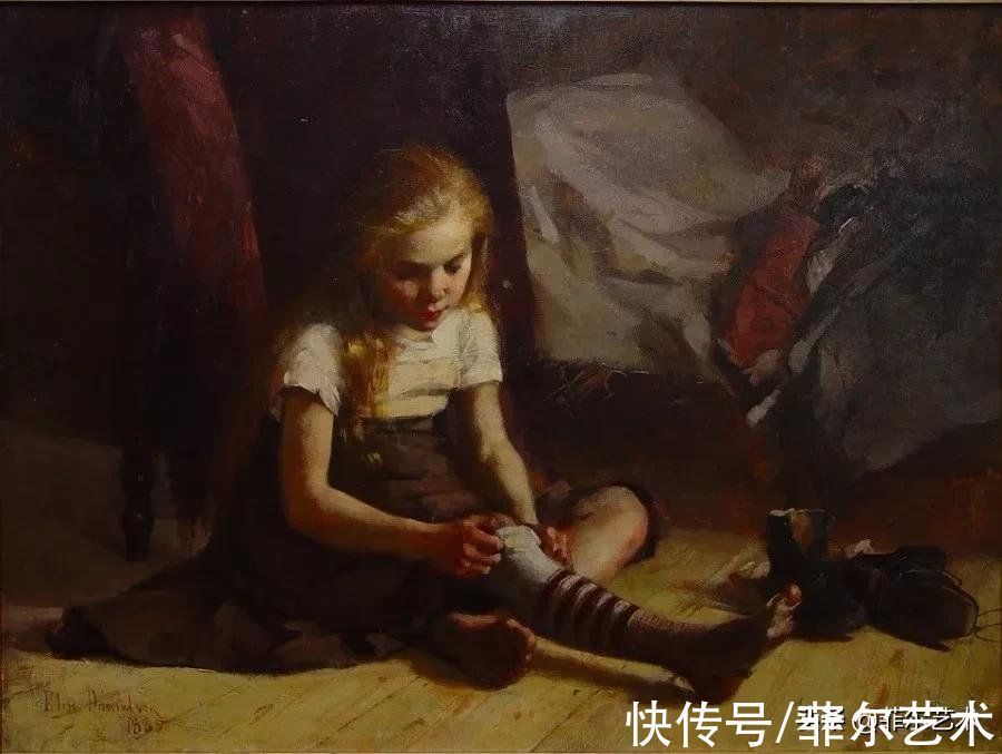 丹尼尔$芬兰第一代女性艺术家之一,艾琳·丹尼尔森的油画作品欣赏