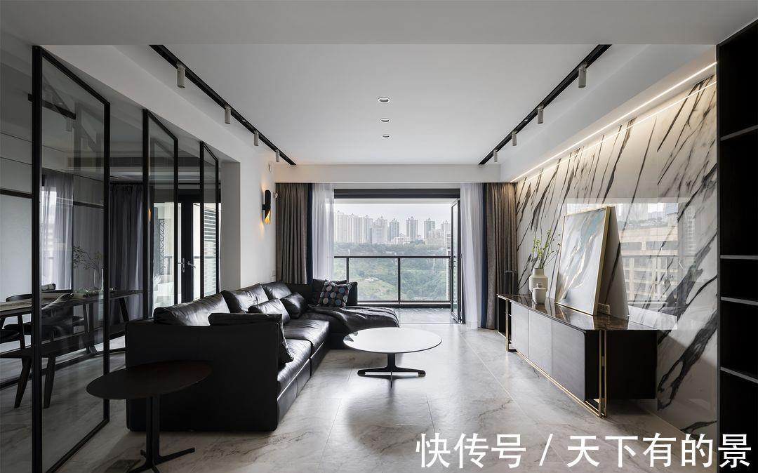 墙壁|简化空间打破阻碍,将茶室和客厅连通,前后递进丰富空间层次