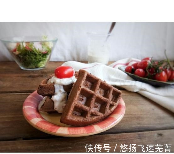 自制华夫饼,口感松软又香甜,早餐和下午茶都可以安排!