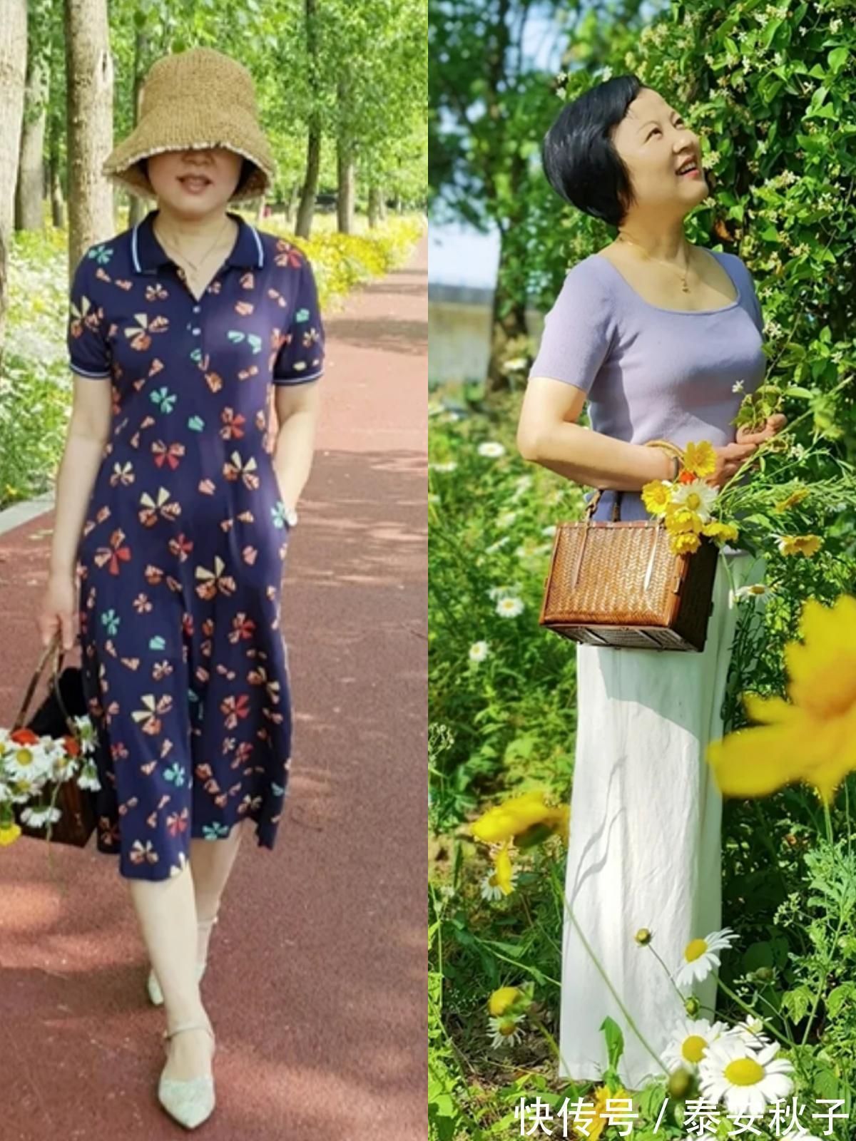 姐姐|不年轻,身材也不出众!60+姐姐把普通款穿出了高级感:真的很美