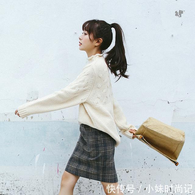 百搭|半高领毛衣,你的时髦必备