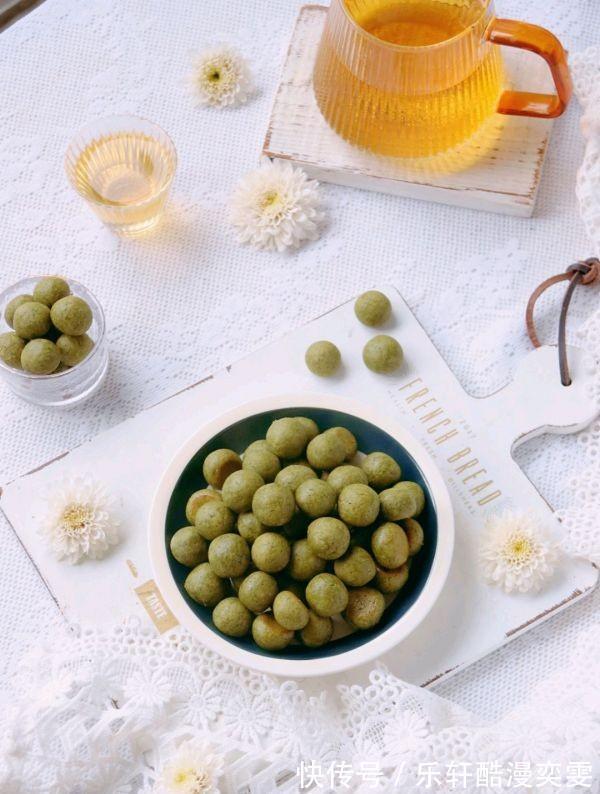 抗饿又缓解压力的家常简单小零食抹茶一口酥,值得一学