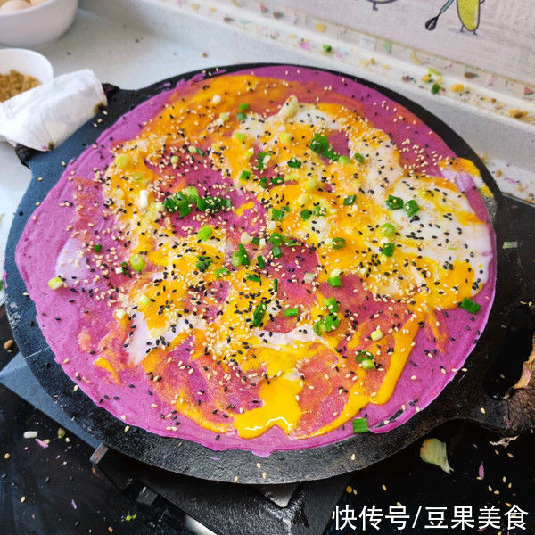 火龙果|鲜香下饭的火龙果煎饼，你喜欢吗？