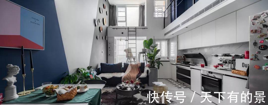 开敞性|挑高空间利用得好，区区几平米的小户型，完工效果也能堪比豪宅！