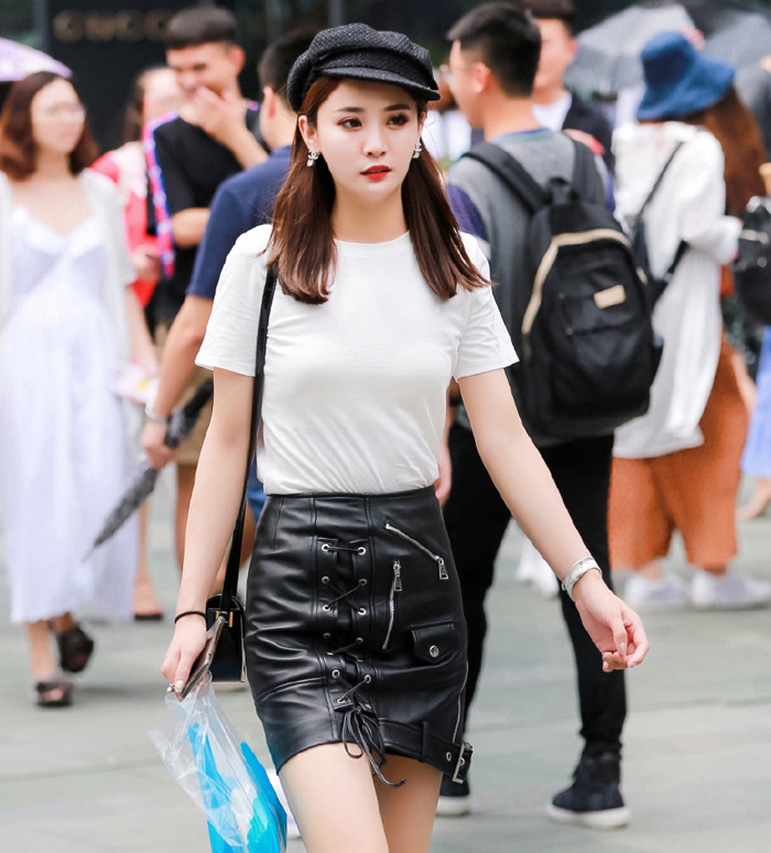 黑白|经典黑白搭配的小姐姐,气质温婉,尽显女性时尚之美