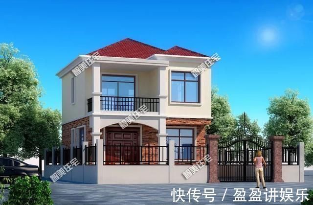 造价|小面宽设计的两栋农村别墅,第一栋造价18万,这户型人人都爱