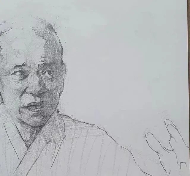 素描##尚唯美画室#大气的素描就是抓住大关系之后,细节你随意