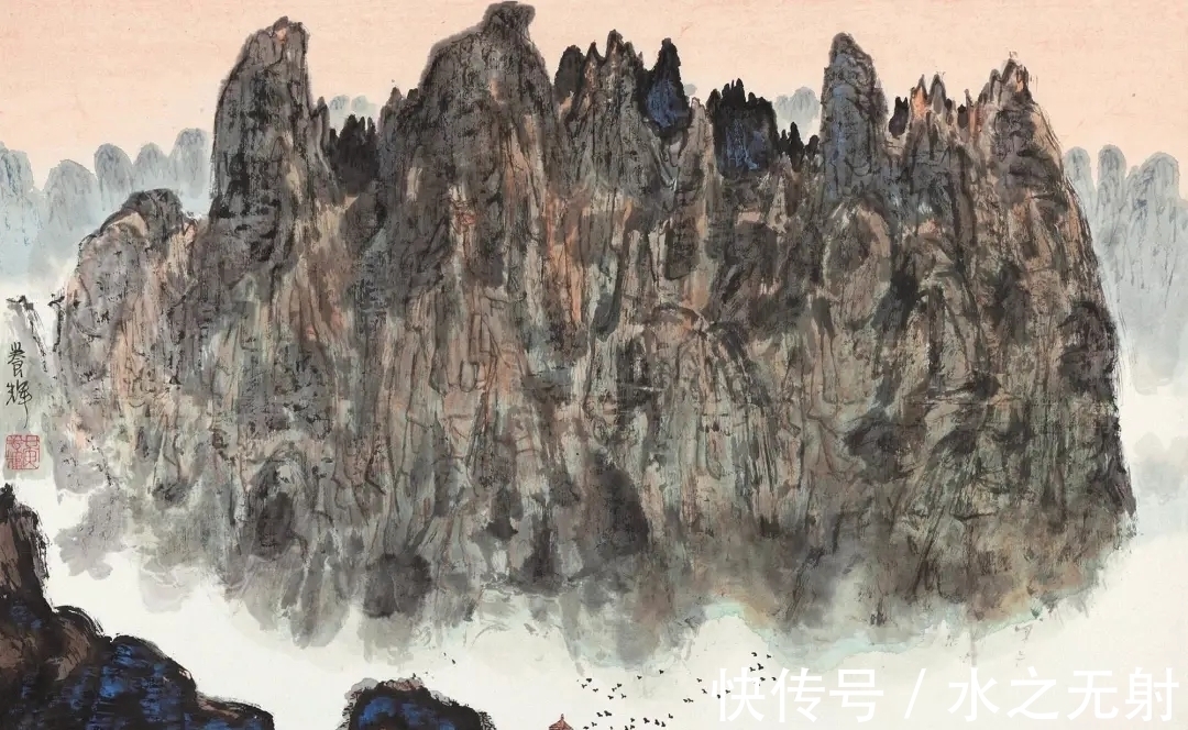 山水画$老画家的画|黄养辉山水画