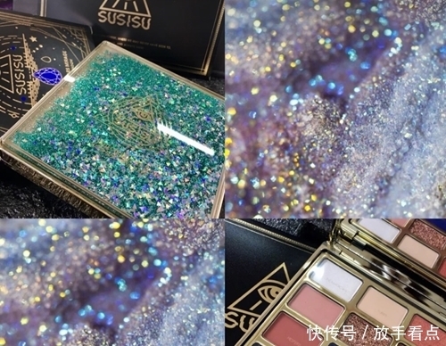 仙女化妆怎么能少得了“流沙眼影”,每款都仙气十足,像极了银河