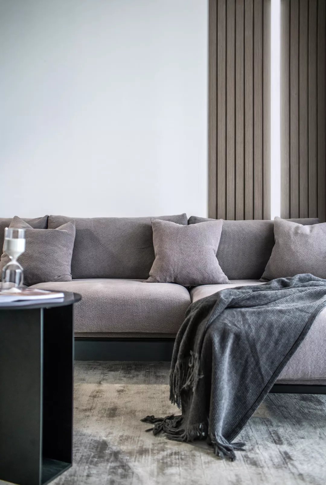 木饰面|125㎡现代简约,以实用与舒适的设计,打造品质端庄的现代感