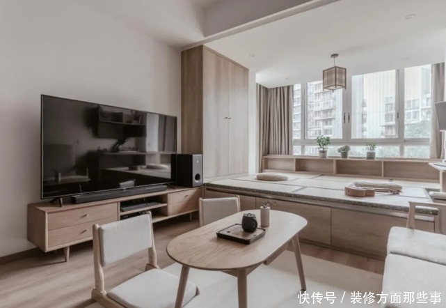 四分离|80㎡小两房装修，阳台设计榻榻米，2.5㎡卫生间实现四分离