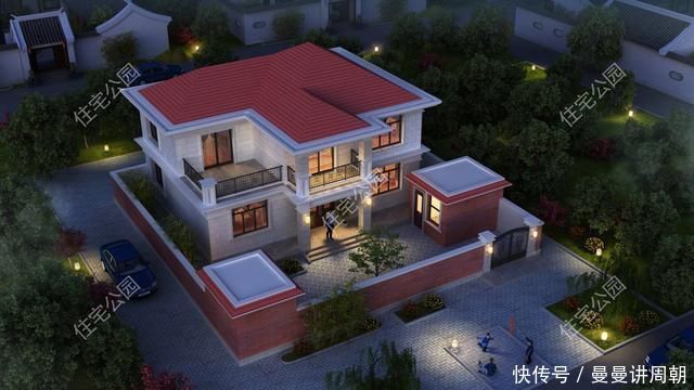 建筑|30万回农村建养老房，能栽花还能养鸡鸭，邻居要把门槛都踏破