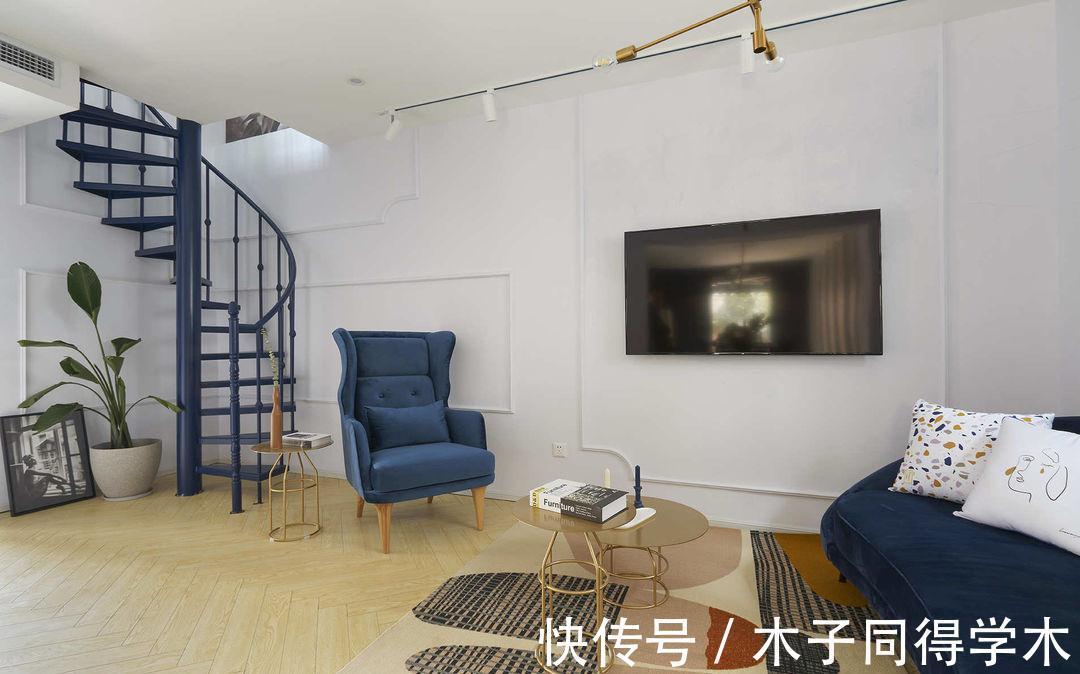 坐标上海，68㎡法式老洋房改造，二楼阳台惊艳了“旧时光”