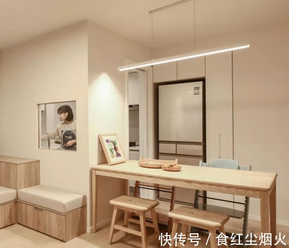 收纳|一家6口挤进56㎡小宅,虽小但布置却井井有条,生活过得十分幸福