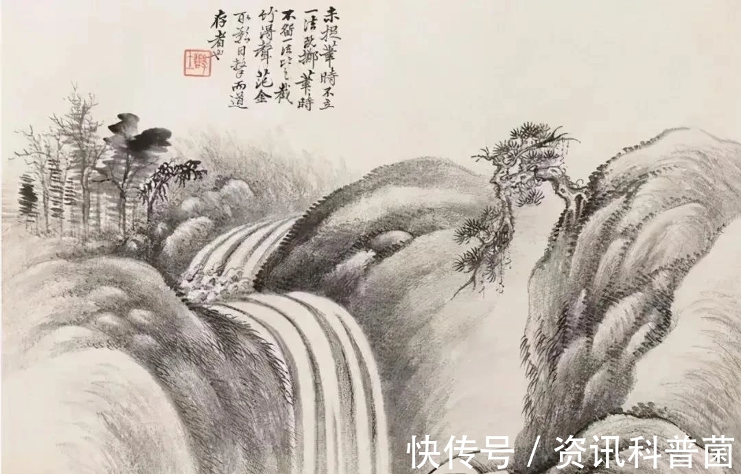 山水画&他贵为“四王”后一山水画大家,他的蝉衣皴,清新细腻,苍润兼得