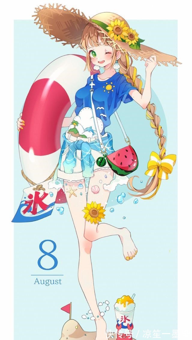 日本画师绘制“12月拟人”,9月是萌兔美少女,4月一眼惊艳!