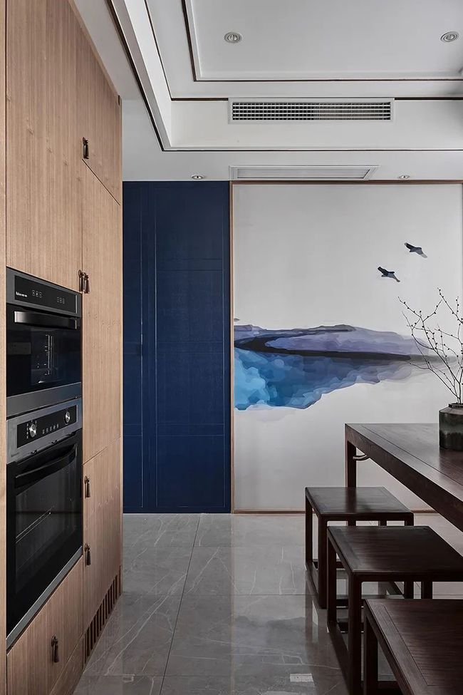 四室三厅新中式设计风格住宅，增添空间静怡之美|黄石装修| 桃木