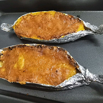 锡纸|椰香芝士焗红薯
