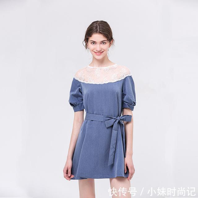 泡泡袖 中长袖连衣裙,30-40岁成熟女性的最爱,穿出端庄典雅好气质