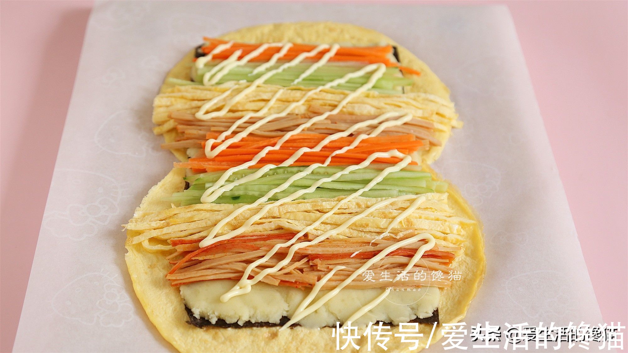 土豆泥|减脂超狠无米寿司，低卡低脂热量低，好吃不长胖，做法超简单