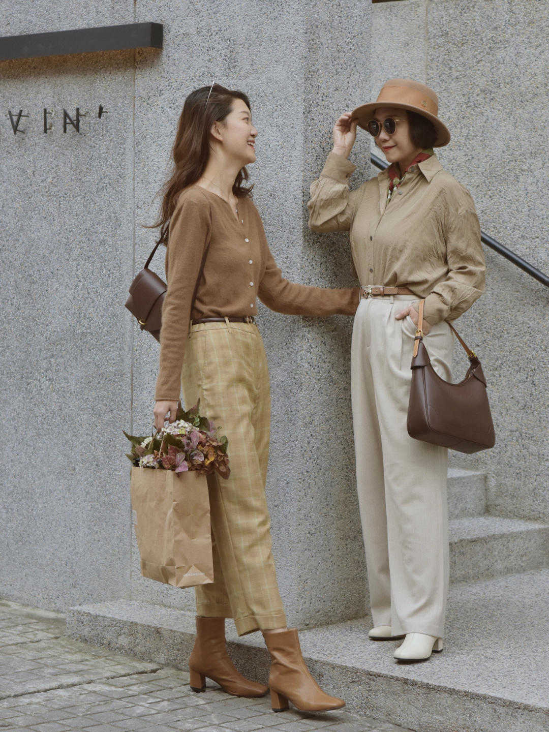 时尚博主 无论怎么穿?还是大地色有魅力,学会搭配思路,让你提升一个气质