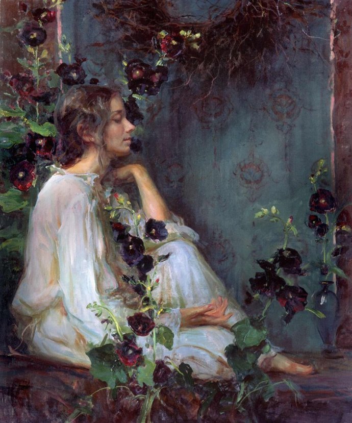 肖像!充满色彩、自由、深度的笔触的人物肖像油画作品