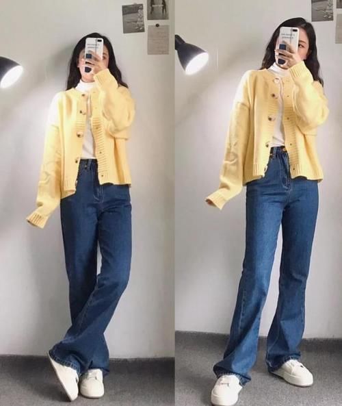 今春火了一种流行色叫“奶油黄”，显白温柔，黄黑皮都适合