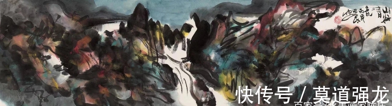 水墨|刘思东水墨山水画,看似随心所欲的洒脱,却有无尽的笔墨意蕴