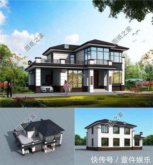 设计图|140平米二层别墅设计图,外观好看,功能齐全,看上哪款建哪款