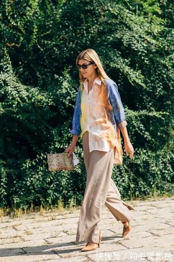 拖地裤|阔腿裤大势已去!今年最火的“裤王”是它,遮肉显高,150都爱了