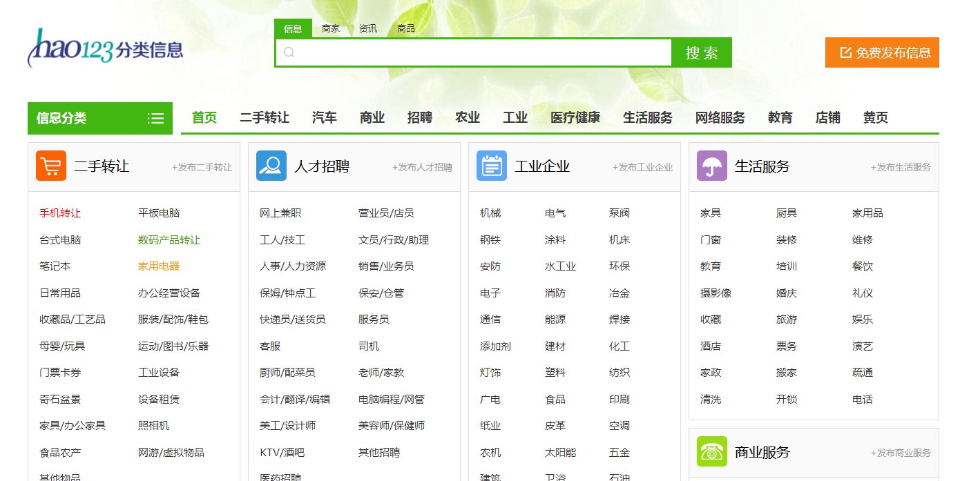 最新发帖收录排名效果最好的分类信息网站大全-发帖人必看!