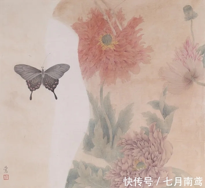 鲍莺|女性画家特有的审美情调,被她释放的淋漓尽致|鲍莺花鸟画