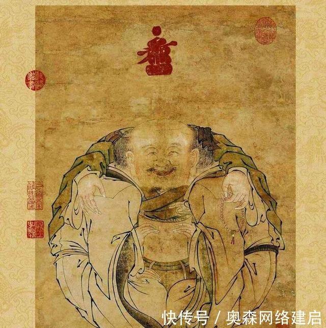 虎溪三笑|皇帝留下一幅古画，远看一个人，放大看有3人，专家：根本不是人