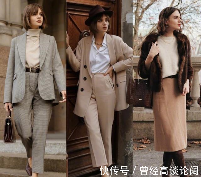 贝雷帽 中年女人拒绝油腻感,初冬里无法拒绝的法式穿搭,随性不失女人味!